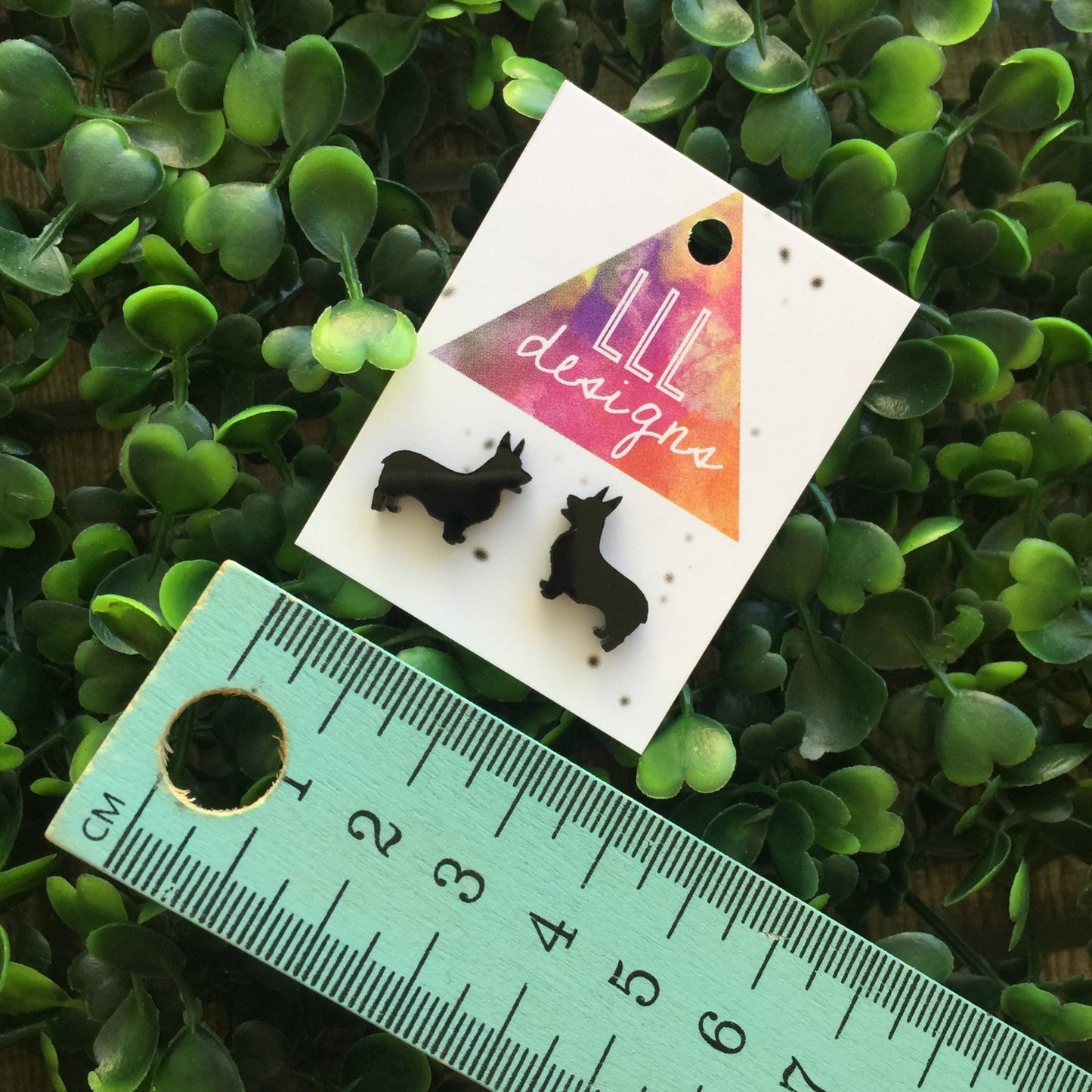 Cute Little Corgi Stud Earrings. Puppy Earrings. Dog Stud Earrings. I love Corgis. Life's too short to wear boring Jewellery.