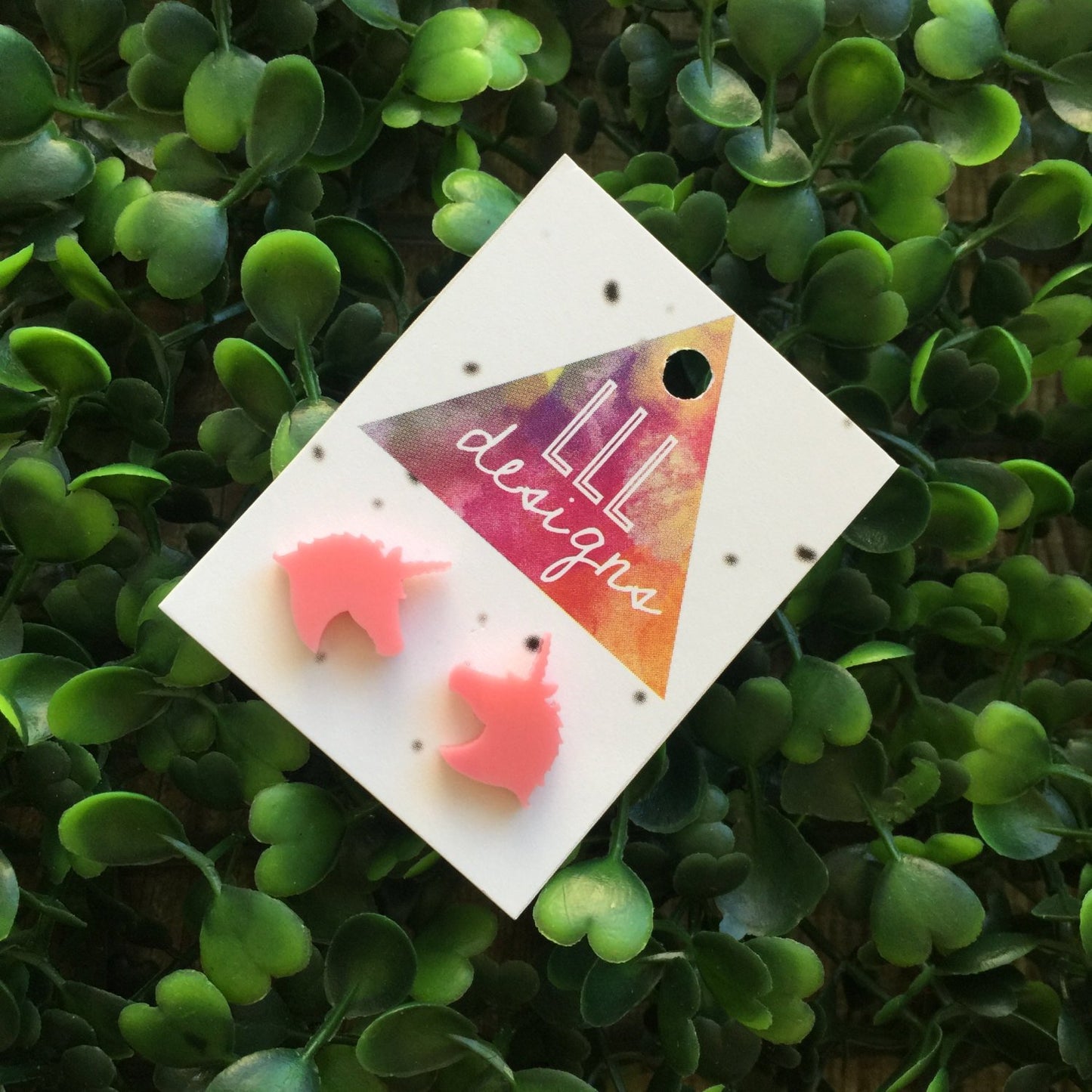 Magical Unicorn Stud Earrings. Life's too short to wear boring Jewellery. Quirky Earrings. Fun Earrings. Bold Earrings. I love unicorns. yay