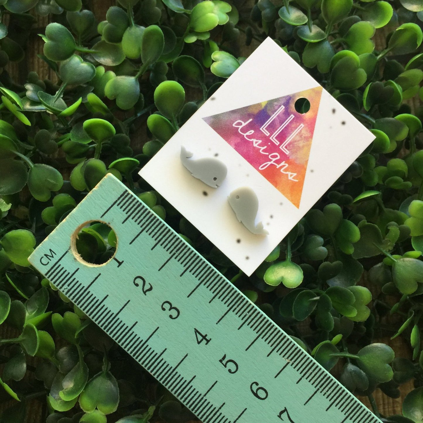 Wonderful Whale Stud Earrings. I Love Whales. Fun Earrings. Life's too short to wear boring Jewellery.