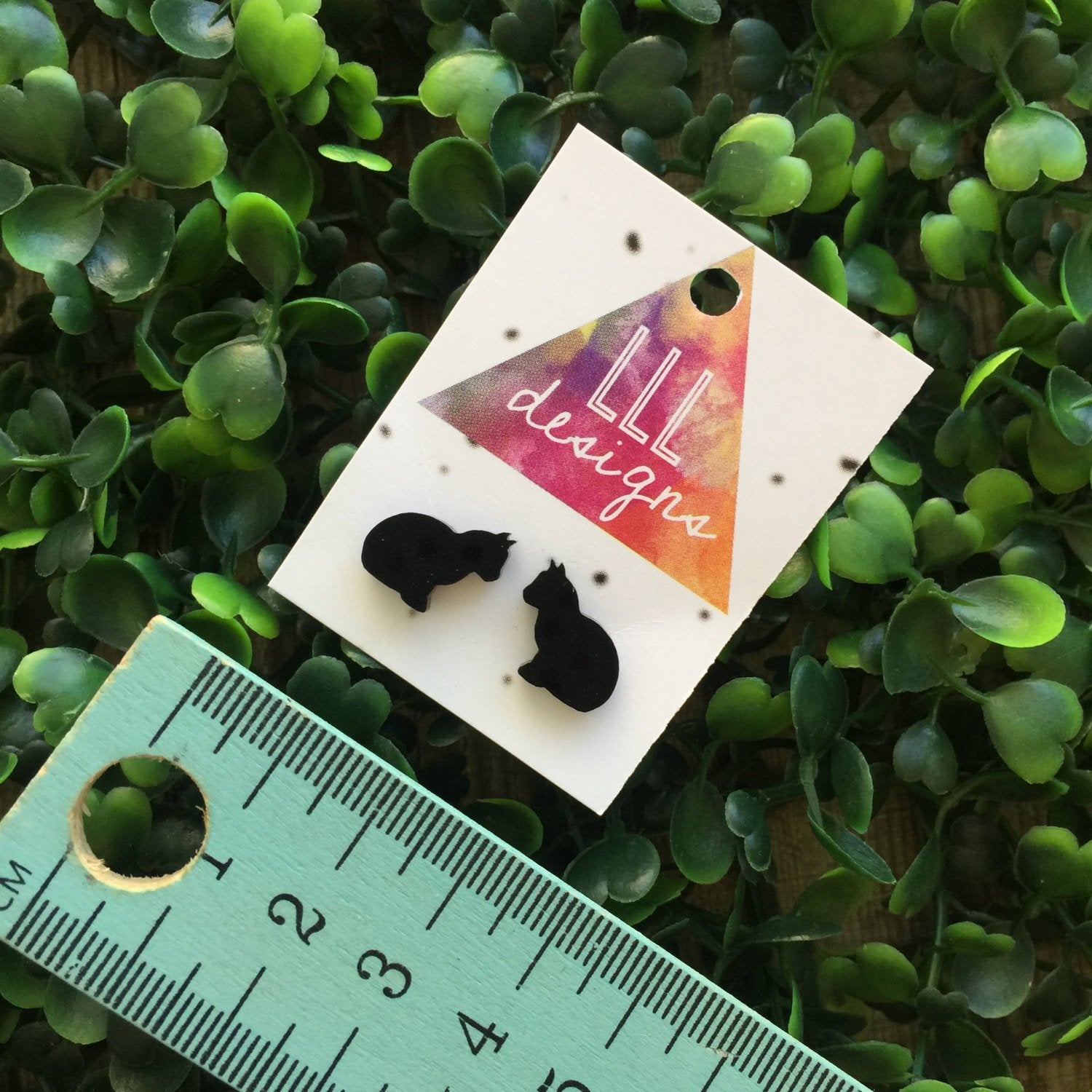 Crazy Cute Kitty Earrings. Black Cat Earrings. Crazy Cat Lady. Cats Rock. Cats Rule. Life's too short to wear boring Jewellery.