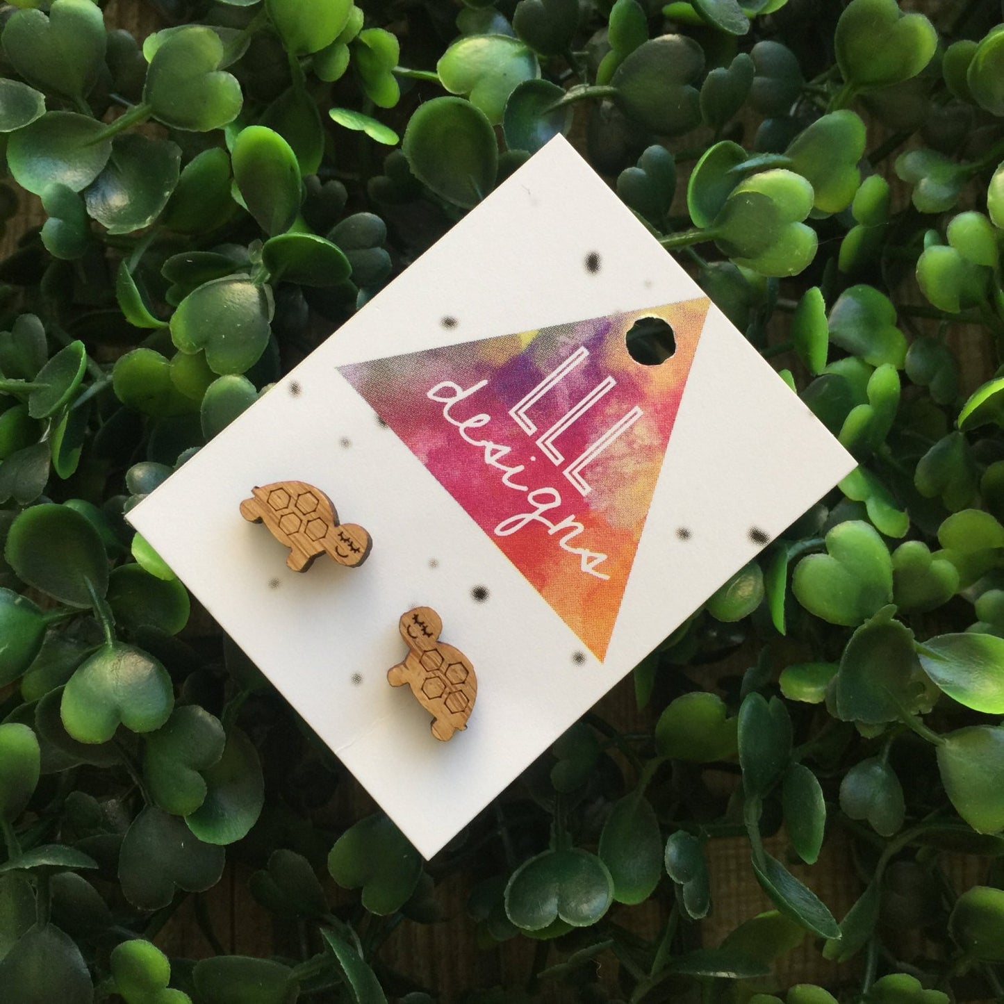 Teeny Tiny Sleepy Turtle Earrings. Turtle Earrings. Animal Earrings. Super Cute Earrings. Life's too short to wear boring Jewellery.