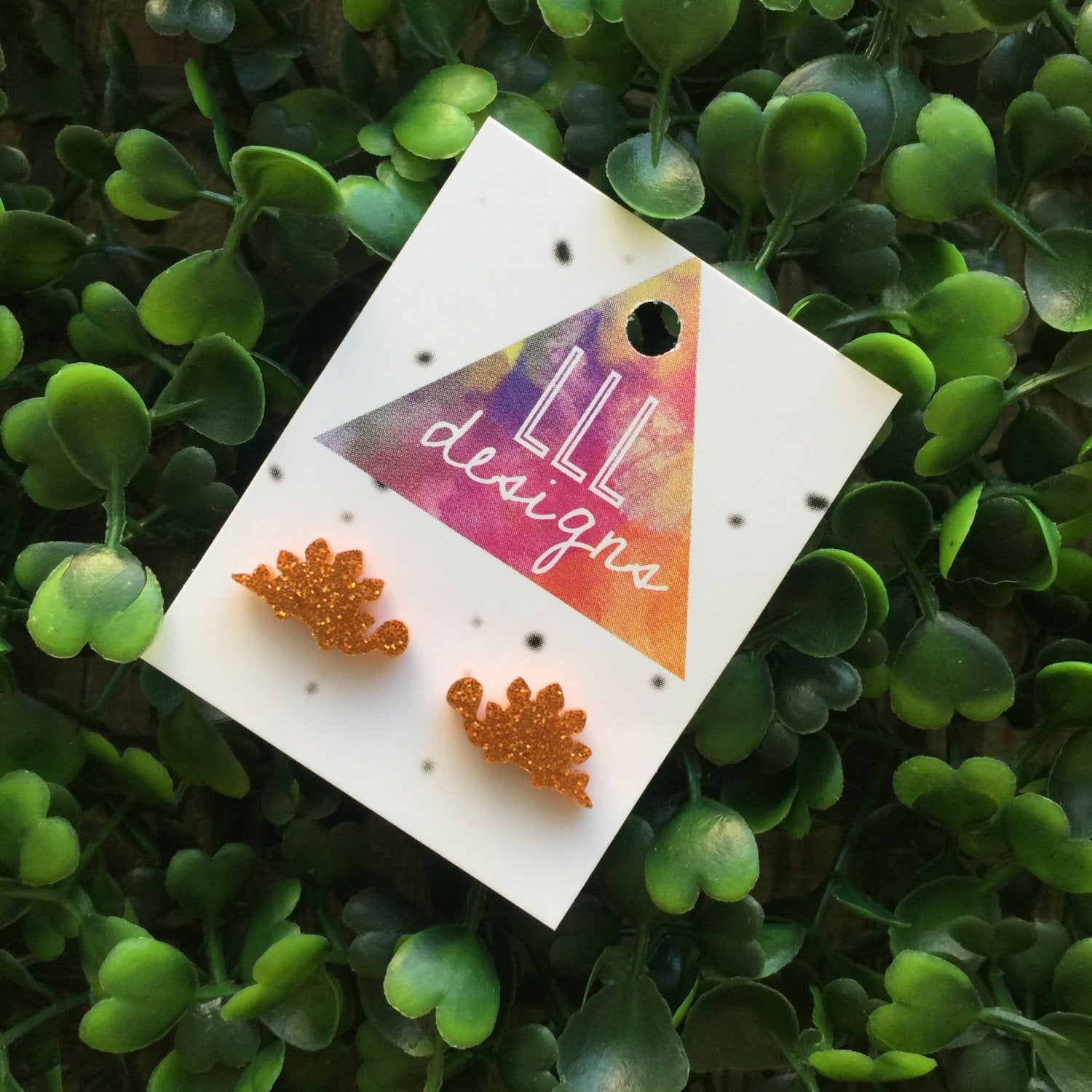 Super Rad Stegosaurus Stud - Earrings. Dinosaur Earrings. Dino Love. Life's too short to wear boring Jewellery. Fun Earrings. Quirky.