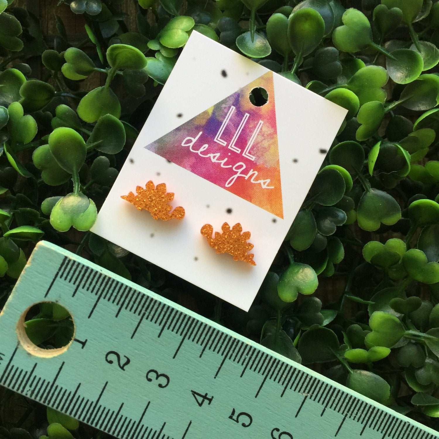Super Rad Stegosaurus Stud - Earrings. Dinosaur Earrings. Dino Love. Life's too short to wear boring Jewellery. Fun Earrings. Quirky.