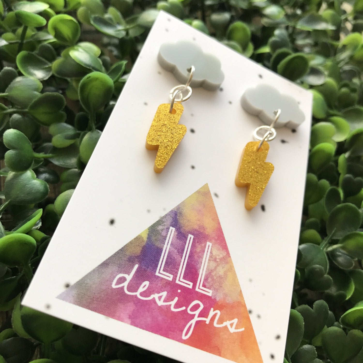 Stormy Skies Dangle Earrings. Lightening Earrings. Statement Earrings. Fun and Fabulous Earrings. Life's too short to wear boring Jewellery.