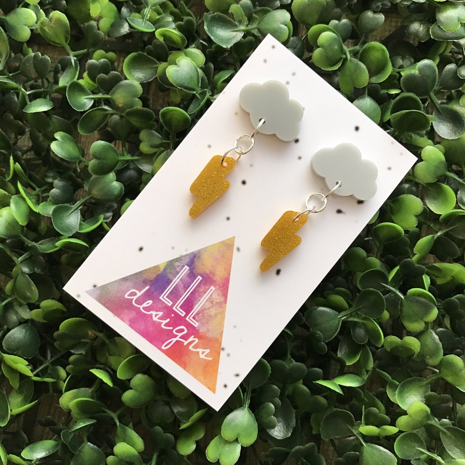 Stormy Skies Dangle Earrings. Lightening Earrings. Statement Earrings. Fun and Fabulous Earrings. Life's too short to wear boring Jewellery.