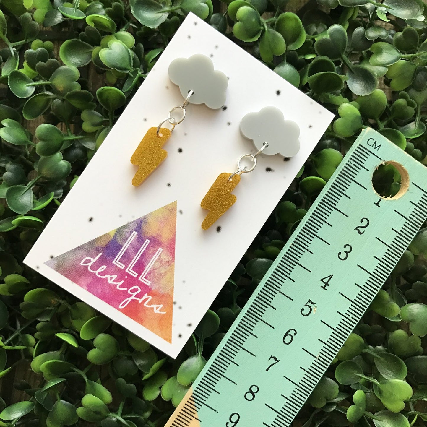 Stormy Skies Dangle Earrings. Lightening Earrings. Statement Earrings. Fun and Fabulous Earrings. Life's too short to wear boring Jewellery.