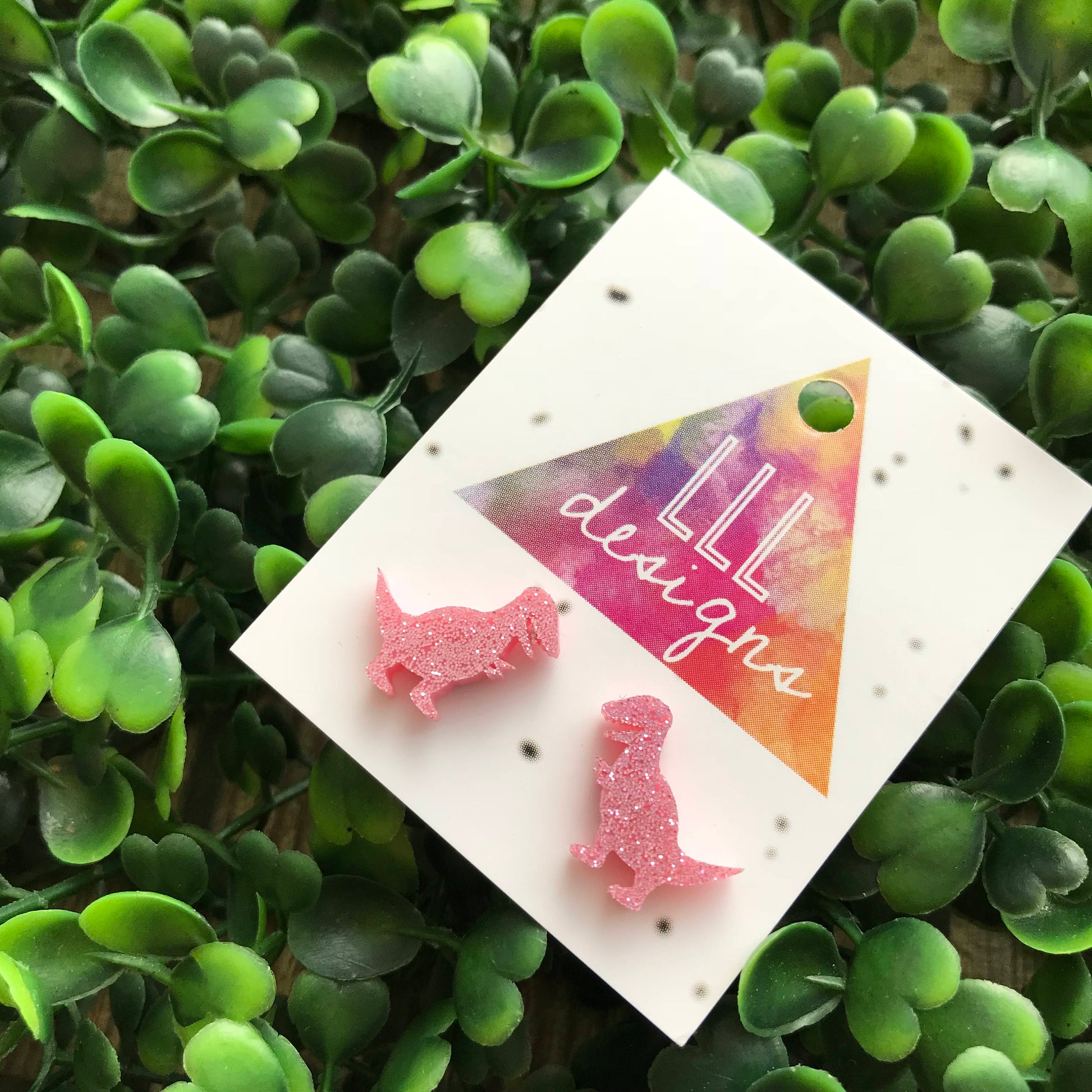 Super Cute Trex Studs / Earrings. Dino love. Dinosaur rock. Dinos Rules. Laser Cut Earrings. Handmade Studs.