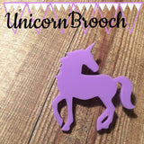 Super Fantastic Magical Unicorn Brooch. Unicorns Rock. Unicorns Rule. I love Unicorns. Handmade Brooch. Unicorn Badge. Fun Badge. Whimsy.