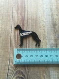 Groovy Greyhound Brooch - Badge. This little guy is the perfect accessory for every greyhound lover! Greyhounds Rock. Greyhounds Rule. Fun