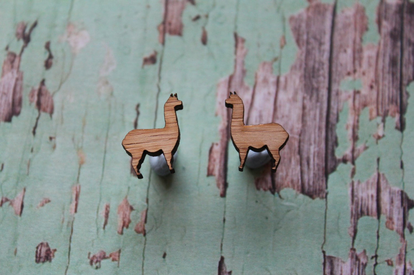 Tiny Llama Earrings/Studs. Alpaca Earrings. Llama Love. Tiny animal earrings/studs. Laser Cut Llama studs/earrings