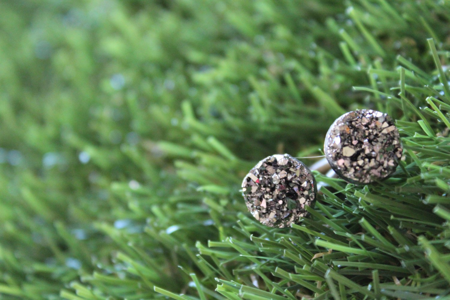 Blinging Bro's Cufflinks. (dark silver) Life's too short to wear boring Jewellery. Life's too short to wear boring cufflinks. Sparkle.
